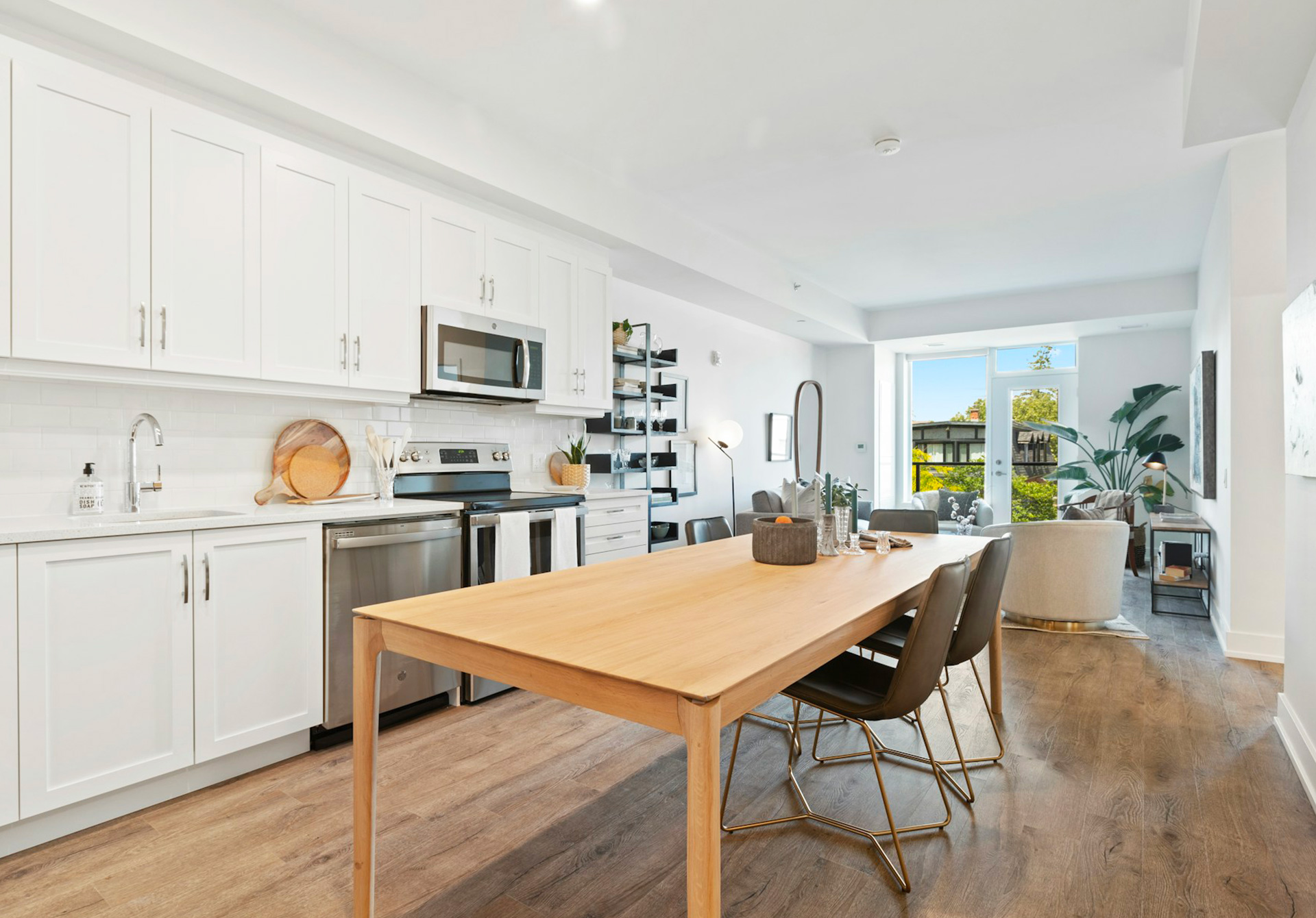 Total users line chart